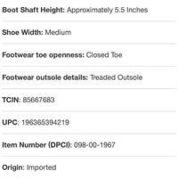 Size 10- Men's Rowan Snow Waterproof Winter Boots - All in Motion - Picture 9 of 9